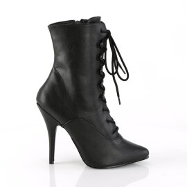 Pleaser SEDUCE-1020 Stivaletti Similpelle Nero EU-39 / US-9