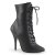 Pleaser SEDUCE-1020 Stivaletti Similpelle Nero EU-39 / US-9