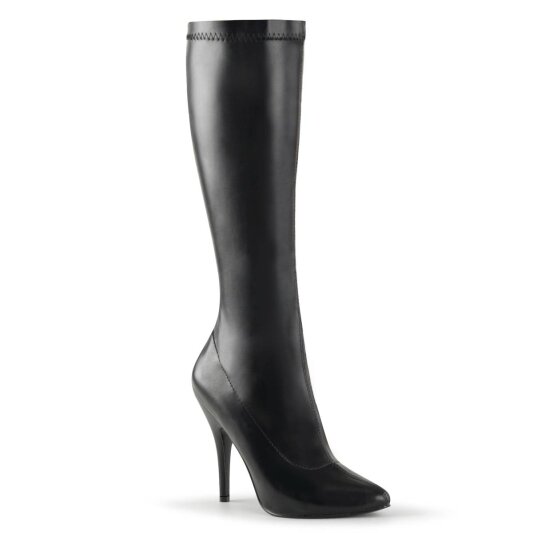 Pleaser SEDUCE-2000 Stivali Similpelle Nero EU-37 / US-7