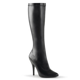 Pleaser SEDUCE-2000 Stivali Similpelle Nero EU-37 / US-7