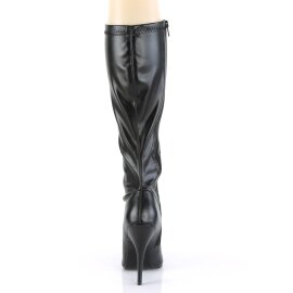 Pleaser SEDUCE-2000 Stivali Similpelle Nero EU-37 / US-7