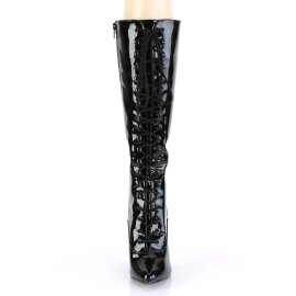 Pleaser SEDUCE-2020 Stivali Vernice Nero EU-37 / US-7