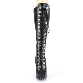 Pleaser SEDUCE-2024 Stivali Similpelle Nero EU-37 / US-7