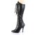 Pleaser SEDUCE-2024 Stivali Similpelle Nero EU-37 / US-7