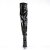 Pleaser SEDUCE-3000 Stivali Sopra Il Ginocchio Vernice Nero EU-38 / US-8