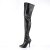 Pleaser SEDUCE-3000 Stivali Sopra Il Ginocchio Similpelle Nero EU-43 / US-13