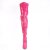 Pleaser SEDUCE-3000 Stivali Sopra Il Ginocchio Vernice Rosa EU-42 / US-12