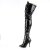 Pleaser SEDUCE-3024 Stivali Sopra Il Ginocchio Vernice Nero EU-43 / US-13