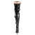 Pleaser SEDUCE-3028 Stivali Sopra Il Ginocchio Vernice Nero EU-38 / US-8
