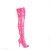 Pleaser SEDUCE-3028 Stivali Sopra Il Ginocchio Vernice Rosa EU-37 / US-7