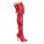 Pleaser SEDUCE-3028 Stivali Sopra Il Ginocchio Vernice Rosso EU-37 / US-7