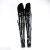 Pleaser SEDUCE-3080 Stivali Sopra Il Ginocchio Vernice Nero EU-43 / US-13