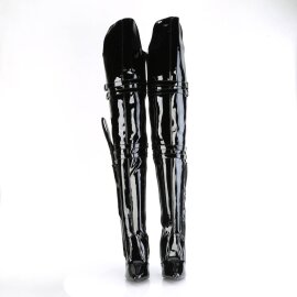 Pleaser SEDUCE-3080 Stivali Sopra Il Ginocchio Vernice...