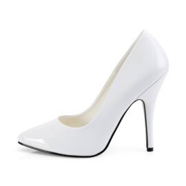 Pleaser SEDUCE-420 Décolleté Vernice Bianco EU-37 / US-7