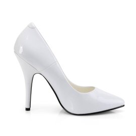Pleaser SEDUCE-420 Décolleté Vernice Bianco EU-37 / US-7