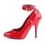 Pleaser SEDUCE-431 Décolleté Vernice Rosso EU-35 / US-5