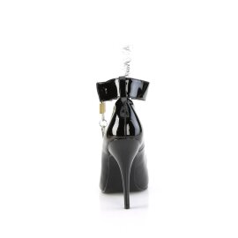 Pleaser SEDUCE-432 Décolleté Vernice Nero EU-35 / US-5