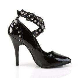 Pleaser SEDUCE-443 Décolleté Vernice Nero EU-37 / US-7