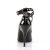 Pleaser SEDUCE-443 Décolleté Vernice Nero EU-37 / US-7