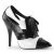Pleaser SEDUCE-458 Décolleté Vernice Nero EU-35 / US-5