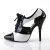 Pleaser SEDUCE-458 Décolleté Vernice Nero EU-37 / US-7