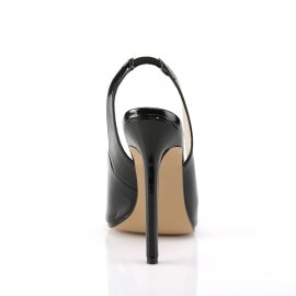 Pleaser SEXY-08 Sandali Vernice Nero EU-35 / US-5