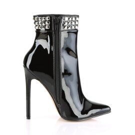 Pleaser SEXY-1006 Stivaletti Vernice Nero EU-35 / US-5