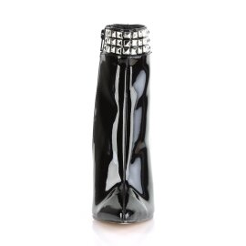 Pleaser SEXY-1006 Stivaletti Vernice Nero EU-37 / US-7