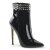 Pleaser SEXY-1006 Stivaletti Vernice Nero EU-37 / US-7