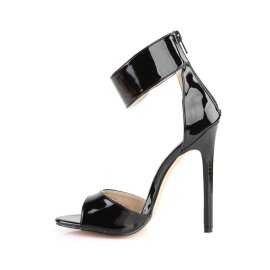 Pleaser SEXY-19 Sandali Vernice Nero EU-35 / US-5
