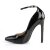 Pleaser SEXY-23 Décolleté Vernice Nero EU-37 / US-7
