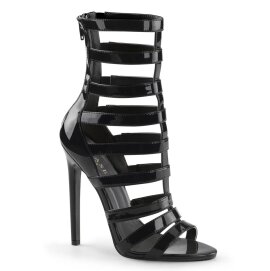 Pleaser SEXY-52 Sandali Vernice Nero EU-35 / US-5