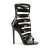 Pleaser SEXY-52 Sandali Vernice Nero EU-35 / US-5