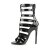 Pleaser SEXY-52 Sandali Vernice Nero EU-37 / US-7