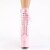 Pleaser SKY-1020 Stivaletti con Plateau Vernice Rosa Chiaro EU-39 / US-9