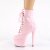 Pleaser SKY-1020 Stivaletti con Plateau Vernice Rosa Chiaro EU-39 / US-9