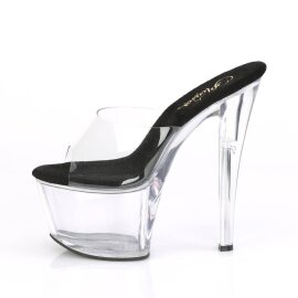 Pleaser SKY-301 Mules con Plateau Trasparente EU-35 / US-5