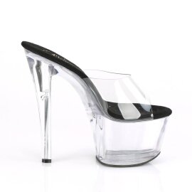 Pleaser SKY-301 Mules con Plateau Trasparente EU-35 / US-5