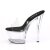 Pleaser SKY-301 Mules con Plateau Trasparente EU-37 / US-7