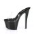 Pleaser SKY-301CRS Mules con Plateau Trasparente Nero EU-37 / US-7