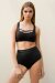 Lunalae Basic Shorts a Vita Alta Nero XL