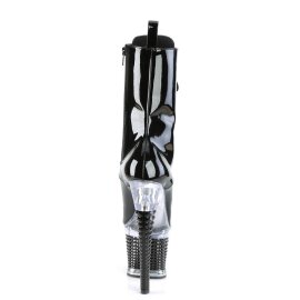 Pleaser SPECTATOR-1040 Stivaletti con Plateau Vernice Nero EU-37 / US-7