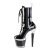 Pleaser SPECTATOR-1040 Stivaletti con Plateau Vernice Nero EU-37 / US-7