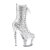 Pleaser SPECTATOR-1040G Stivaletti con Plateau Glitter Argento EU-37 / US-7