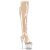 Pleaser SPECTATOR-3019C Stivali Sopra Il Ginocchio Con Plateau Trasparente EU-39 / US-9