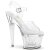 Pleaser SPECTATOR-708 Sandali con Plateau Trasparente EU-38 / US-8