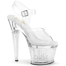 Pleaser SPECTATOR-708 Sandali con Plateau Trasparente...