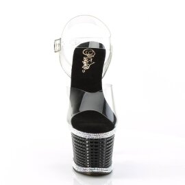 Pleaser SPECTATOR-708RS Sandali con Plateau Strass...
