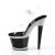 Pleaser SPECTATOR-708RS Sandali con Plateau Strass Argento EU-37 / US-7