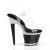 Pleaser SPECTATOR-708RS Sandali con Plateau Strass Argento EU-37 / US-7